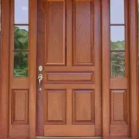درب ورودی تمام چوب طرح هفت