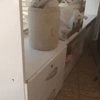 ویترین ام دی اف وشیشه ۸میل|بوفه، ویترین، کنسول|بانه, |دیوار