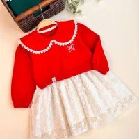 پیراهن دورس و دانتل مدل پریا یلدایی