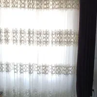 دوعدد عدد پرده پذیرایی و دو عدد پرده اتاق خواب|پرده، رانر، رومیزی|ساری, |دیوار