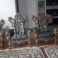 مبل سلطنتی کاملا سالم|مبلمان خانگی و میز عسلی|آستارا, |دیوار