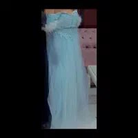 لباس مجلسی پرنسسی گیپور و تونیک استین پفی کاملا نو|لباس|تهران, سعادتآباد|دیوار