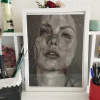 نقاشی سیاه قلم، سفارش تابلو،