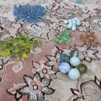 فروش 400عدد تیله دونه ای 1500