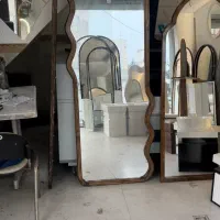 آینه چوبی فرم‌سفارشی مدل گنبدی|آینه|قائم‌شهر, |دیوار