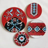 دیوارکوب های سفالی شب یلدا|تابلو، نقاشی، عکس|نیشابور, فردوس شمالی|دیوار