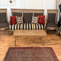 مبل استیل سلطنتی ۹ نفره بسیار تمیز