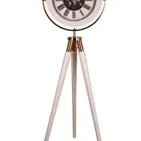 ساعت ایستاده ۳ پایه تلسکوپی تمام چوبی