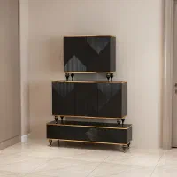 ست آینه کنسول،جاکفشی،میز tv مدرن  (تولیدی)