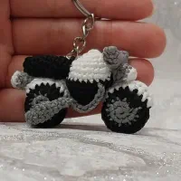 جاکلیدی طرح موتور و سبیل دستبافت