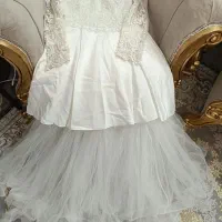 پیرهن سفید عروسکی