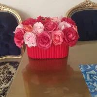 باکس گل رز مصنوعی