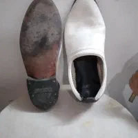 گیوه دست بافت قدیمی|کیف، کفش، کمربند|قهدریجان, |دیوار