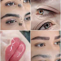 آموزش و خدمات شیدینگ لب خط چشم بن مژه فیبروز میکرو