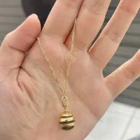 گردنبند پولکی وگویی طلا|جواهرات|یاسوج, |دیوار