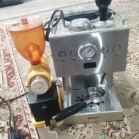 دستگاه قهوه ساز نیم صنعتی و دستگاه خردکن