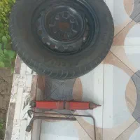 لاستیک پراید درحدنو۸۰درصد واچار وهمراه جیک