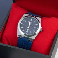 ساعت TISSOT رنگ آبی تاریخ دار