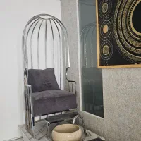 صندلی پدیکور همراه حوضچه و استیج کاملا نو