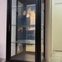 ویترین  تمام چوب طرح رومی