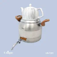 کتری قوری یونیک 5 لیتر استیل شیردار کد UN-7291