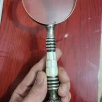 ذره بین آنتیک نقره روسی