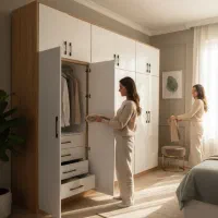 مجموعه کمد دیواری با ابعاد سفارشی|جاکفشی، کمد، دراور|بندر دیر, |دیوار