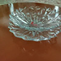 کاسه بزرگ به همراه بشقاب بزرگ قطر 32 کریستال