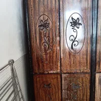 کمد یه تیکه بدنه چوب در ام دی اف