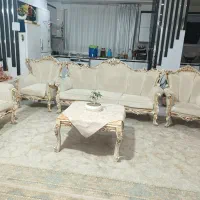 مبل ۷نفره سلطنتی رنگ روشن