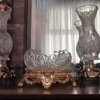 سه تیکه کریستال برنزی