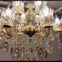 لوستر لوستر برنزی چینی با کارات و کهکشا