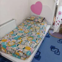 تخت خواب نوجوان با تشک|تخت و صندلی بچه|خمینی‌شهر, |دیوار