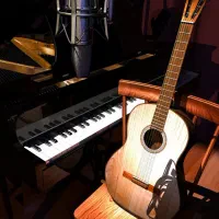 آموزش بهاره تدریس(گیتار پیانو و هنگدرام و آواز )