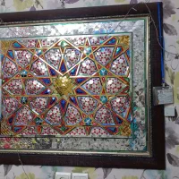 آینه کاری معماری آینه آویز مقرنس ترنج گره دکوراتیو|آینه|شیراز, شاهچراغ|دیوار