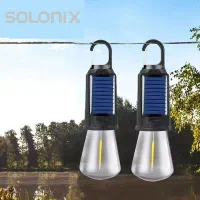 چراغ آویز چادر سولونیکس مدل خورشیدی شارژی کد A02