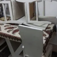 میز ناهارخوری|میز و صندلی غذاخوری|هشترود, |دیوار