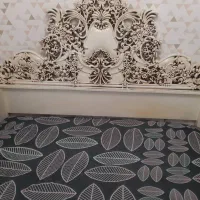سرویس تخت خواب منبت کاری تمام چوب