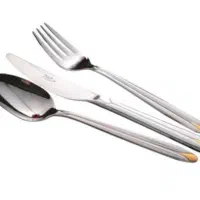 سرویس قاشق چنگال 124 پارچه ناب استیل پالرمو