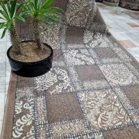 گلیم نسکافه ای/گلیم ساده/قالیچه گلیم/قالیچه/نسکافه|گلیم، جاجیم، گبه|قم, امامزاده ابراهیم|دیوار