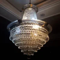 یک جفت لوستر ( کریستال اصل ایتالیا)|لوستر و چراغ آویز|تهران, شهرک آزادی|دیوار