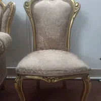 مبل سلطنتی۹نفره دسته متکایی با جلومبلی|مبلمان خانگی و میز عسلی|خوی, |دیوار