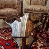 میز همراه بادوتا عسلی|مبلمان خانگی و میز عسلی|میانه, |دیوار