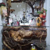 فروش میزبار چوبی با چوب گردو