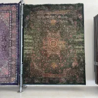 فرش دودوی طوسی ناز گل کد۶۷۶۰جدید ۱۲۰۰شانه|فرش|شیراز, قلات|دیوار