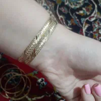 النگو استیل رنگ ثابت طلایی