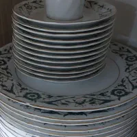 سرویس چینی اسپیدار سبز|ظروف سرو و پذیرایی|شهریار, شهریار|دیوار