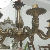 لوستر برنز ۸شاخه سالم