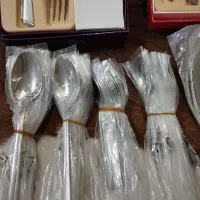 ست قاشق و چنگال و کارد کلی یونیک اصلی استیل|ظروف سرو و پذیرایی|تهران, مولوی|دیوار