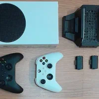 کنسول xboxS نسل۹ با دسته اضافه و پایه شارژ|کنسول، بازی ویدئویی و آنلاین|سراب, |دیوار